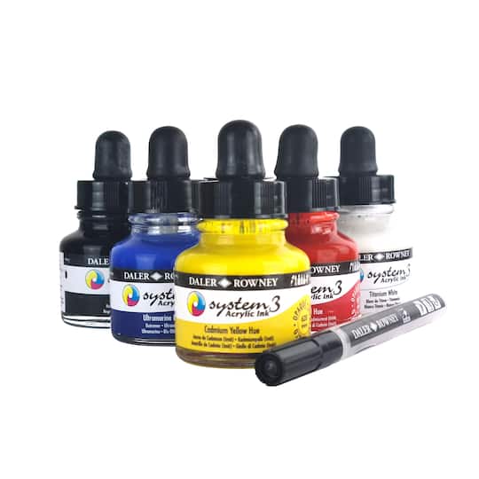 Daler-Rowney® System3 Acrylic Ink Intro Set